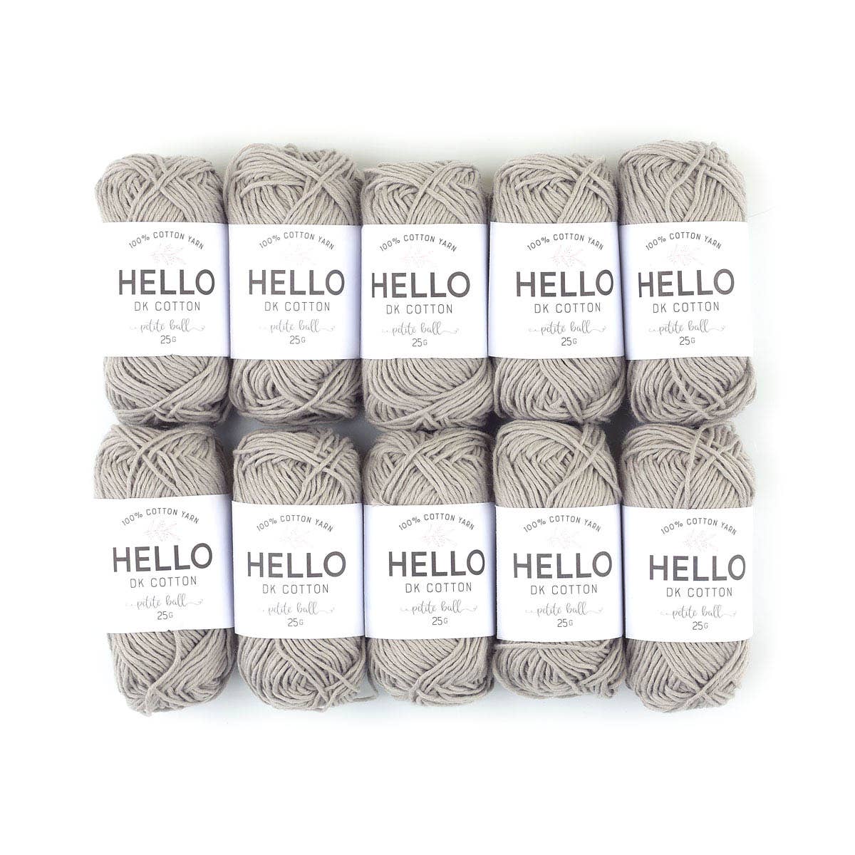 HELLO 100% Cotton 25g balls of Amigurumi Yarn - 51 colours