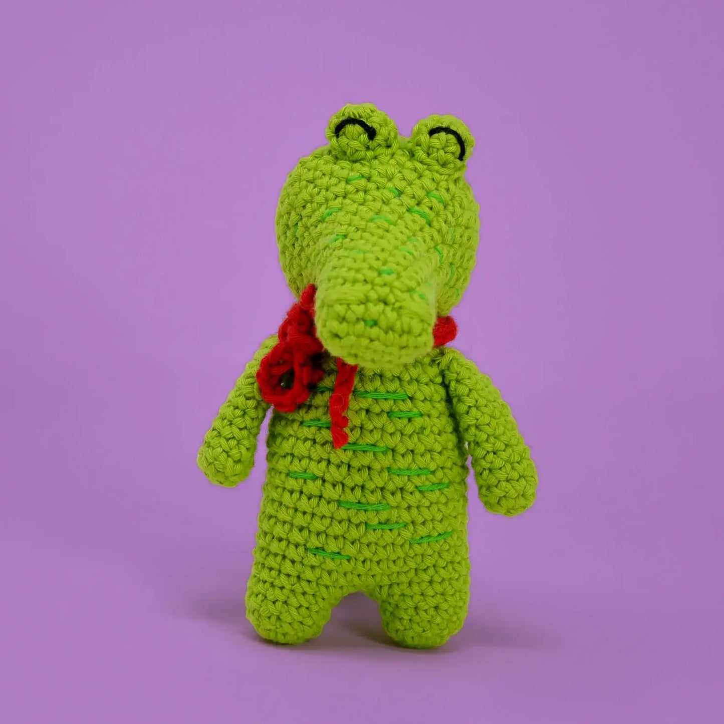 Knitty Critters - Pouch Pals - Cory Croc