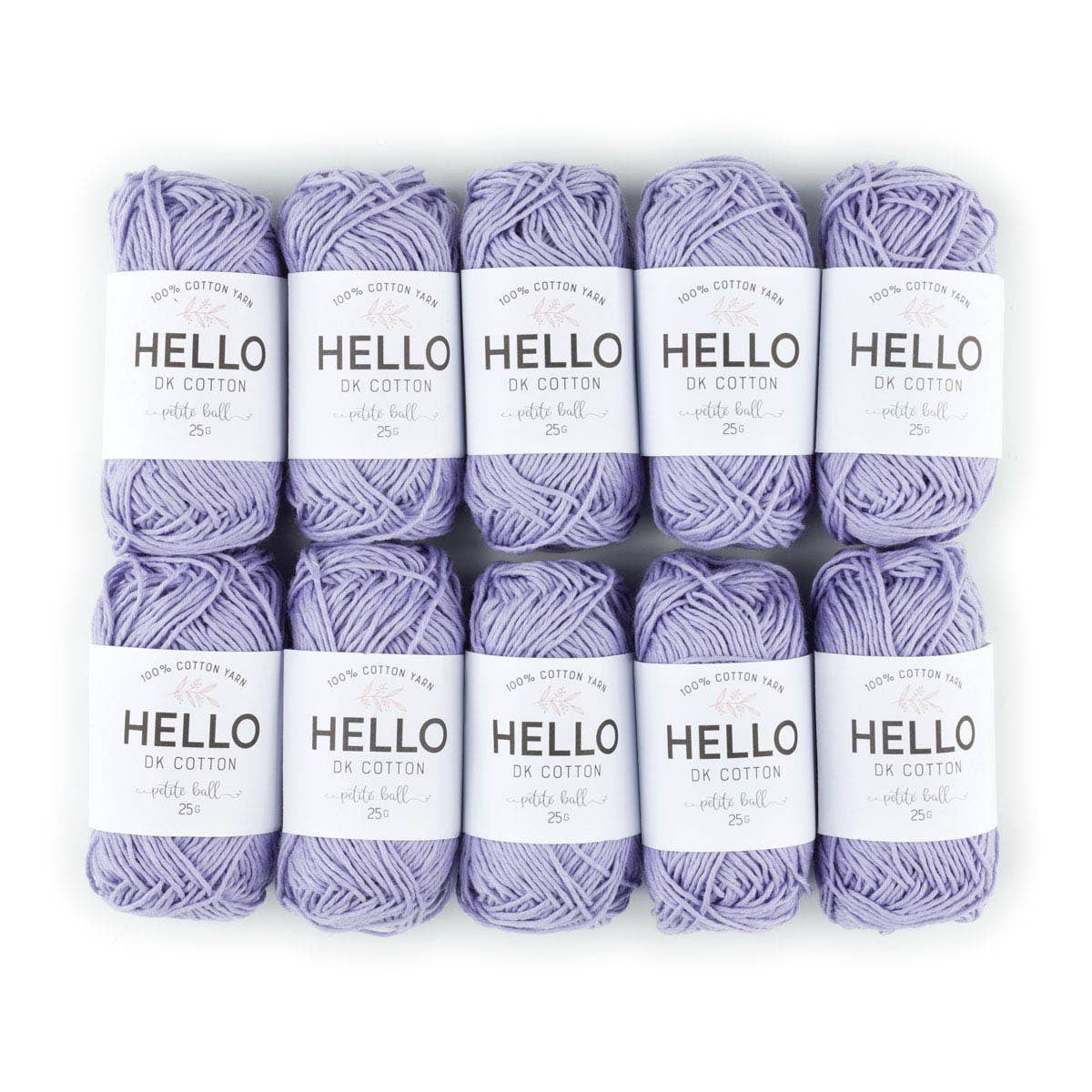 HELLO 100% Cotton 25g balls of Amigurumi Yarn - 51 colours