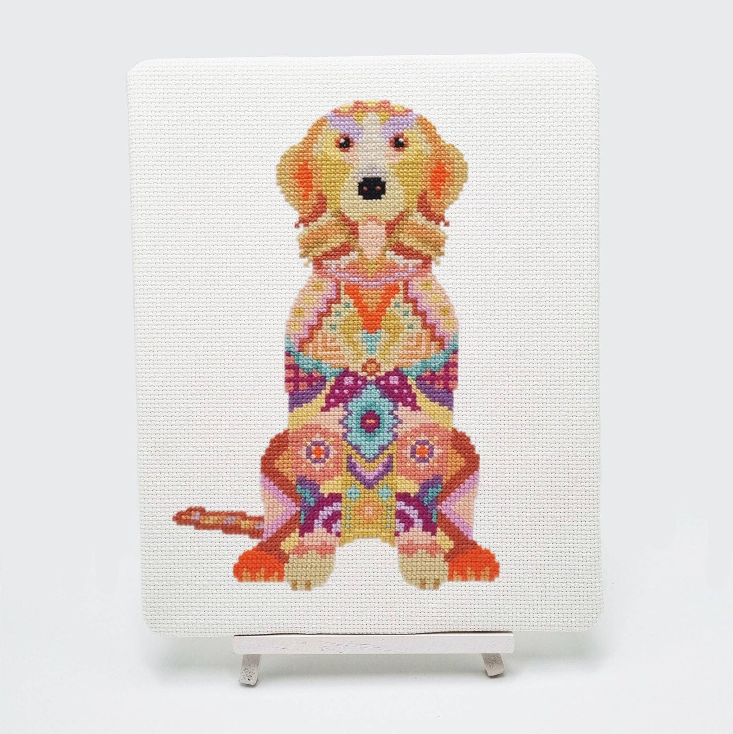 Mandala Dog Counted Cross Stitch Kit