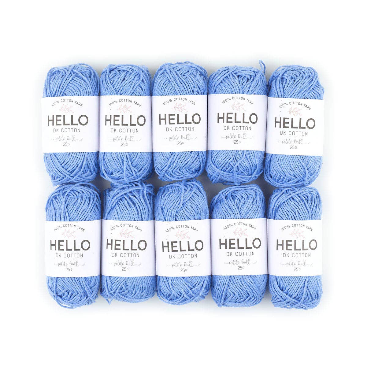 HELLO 100% Cotton 25g balls of Amigurumi Yarn - 51 colours