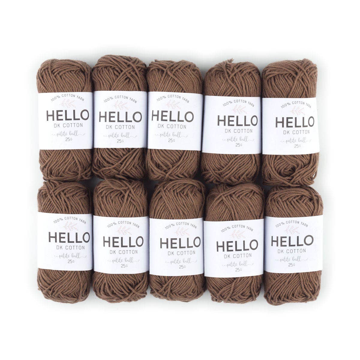 HELLO 100% Cotton 25g balls of Amigurumi Yarn - 51 colours