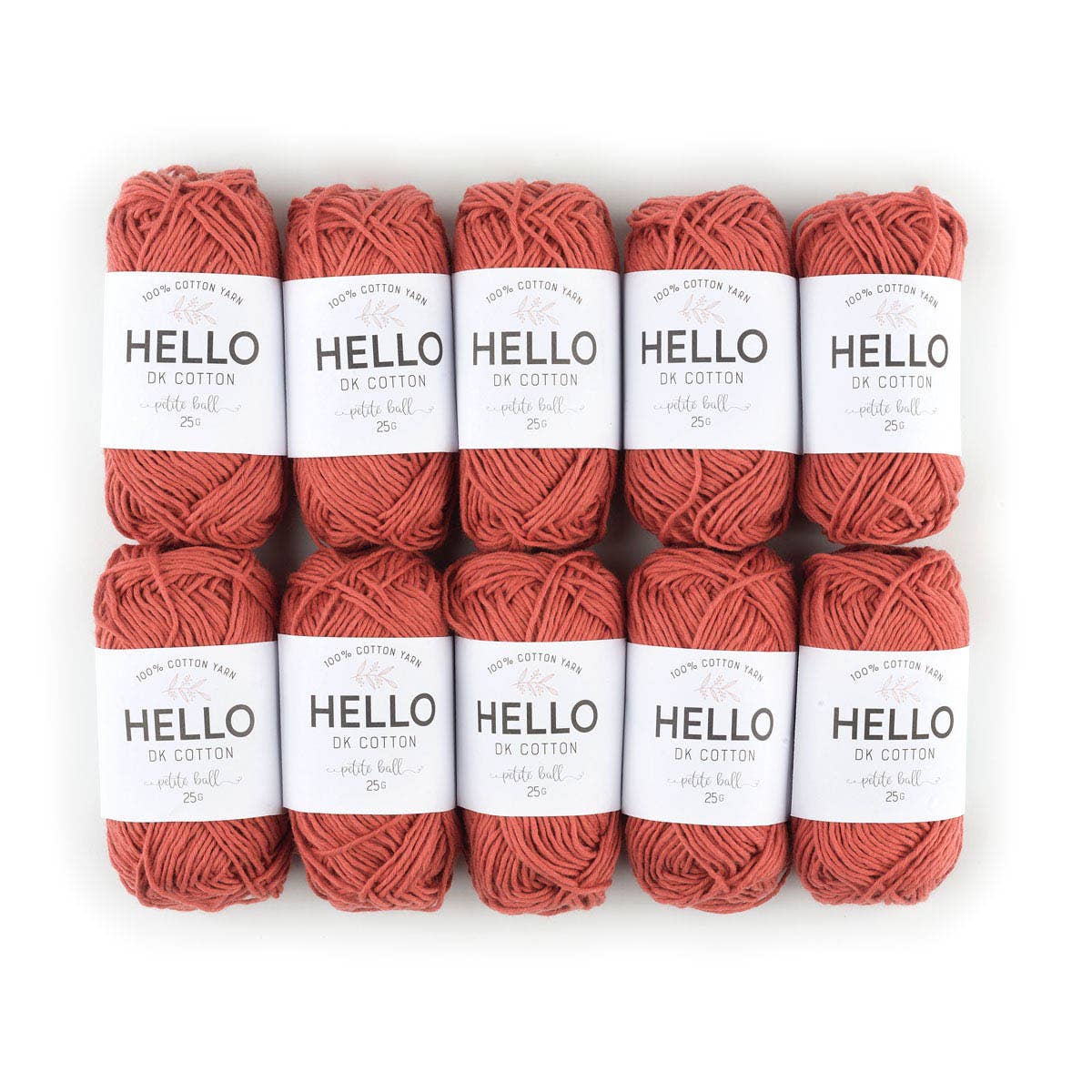 HELLO 100% Cotton 25g balls of Amigurumi Yarn - 51 colours