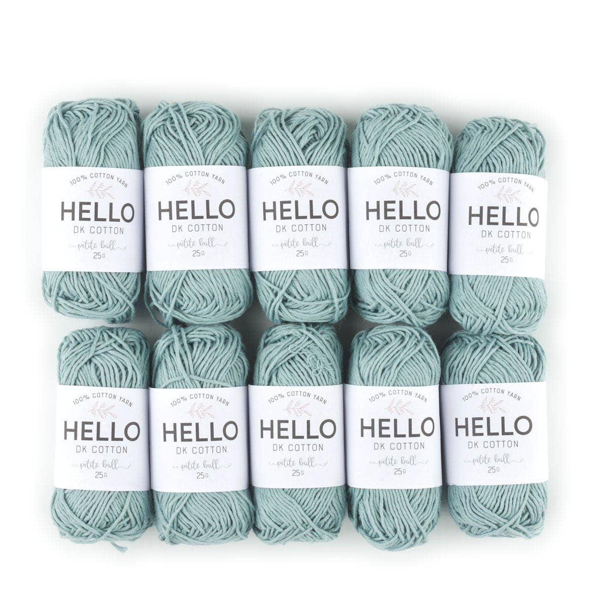 HELLO 100% Cotton 25g balls of Amigurumi Yarn - 51 colours