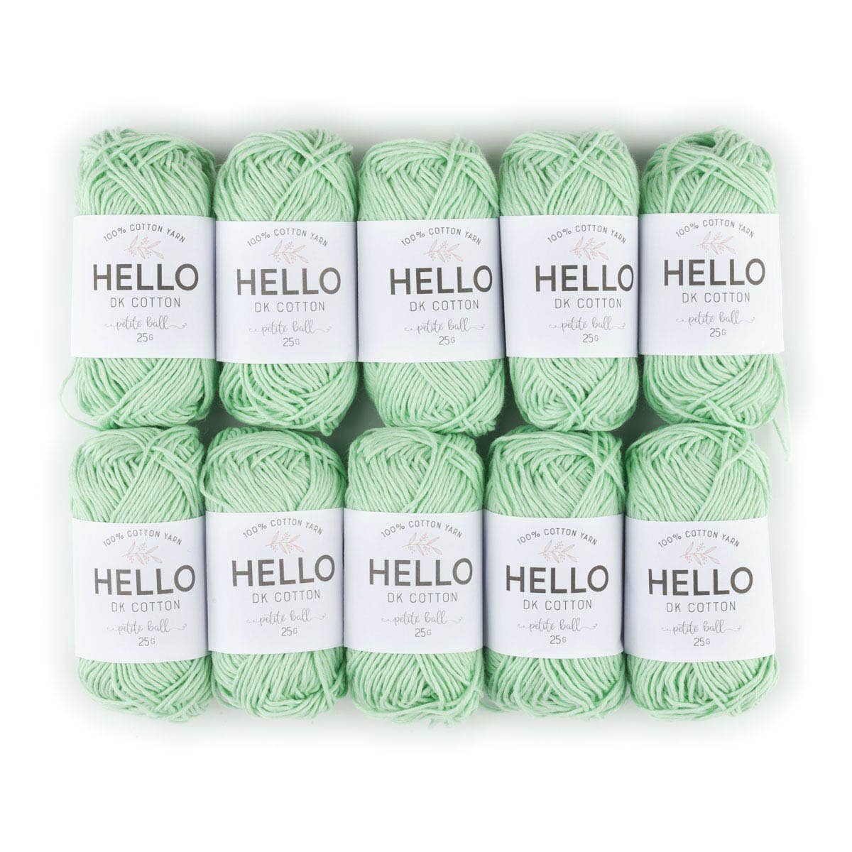 HELLO 100% Cotton 25g balls of Amigurumi Yarn - 51 colours