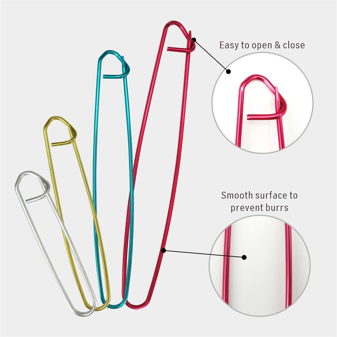 Stitch Holders Set of 4, Knitting Yarn Holders Set