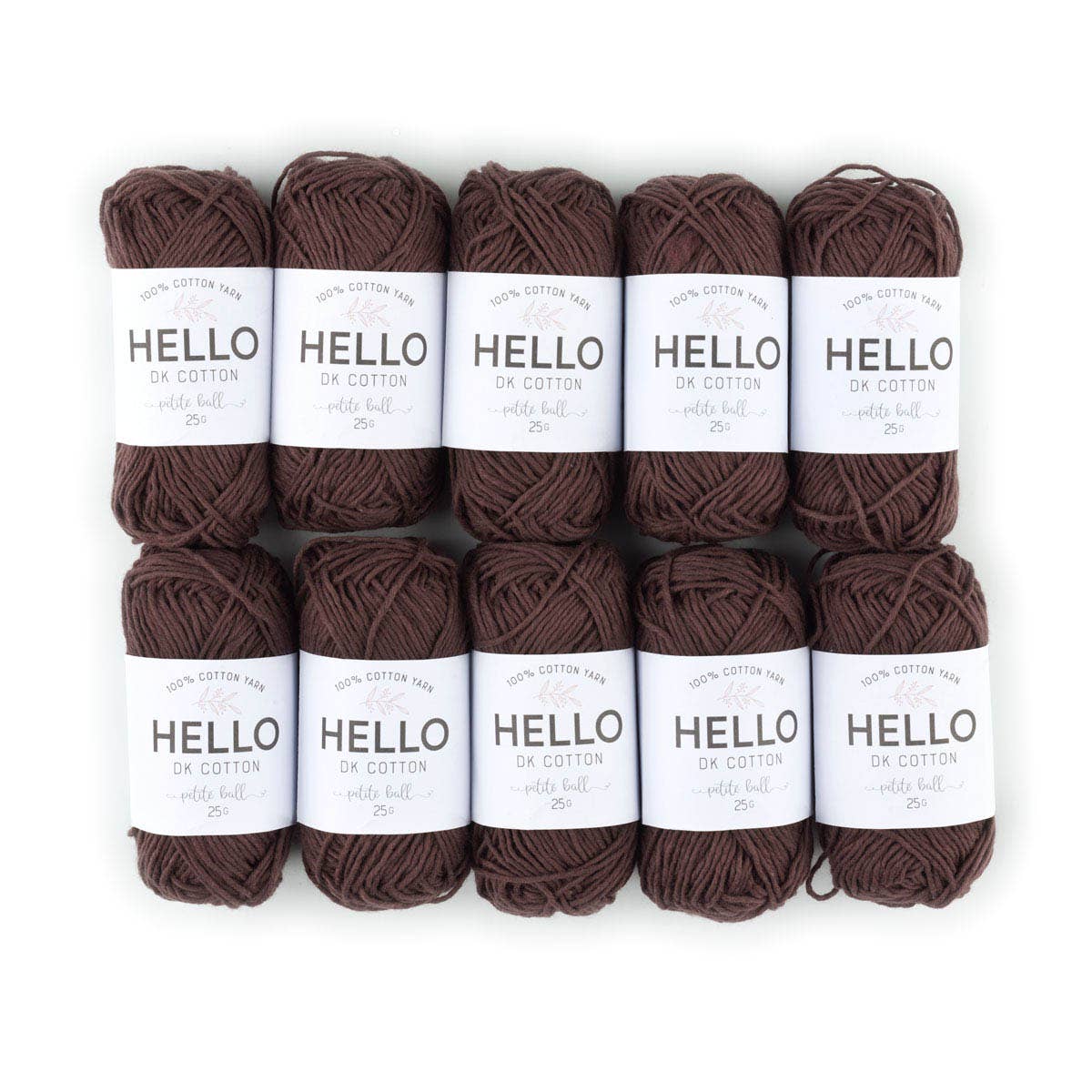 HELLO 100% Cotton 25g balls of Amigurumi Yarn - 36 colours