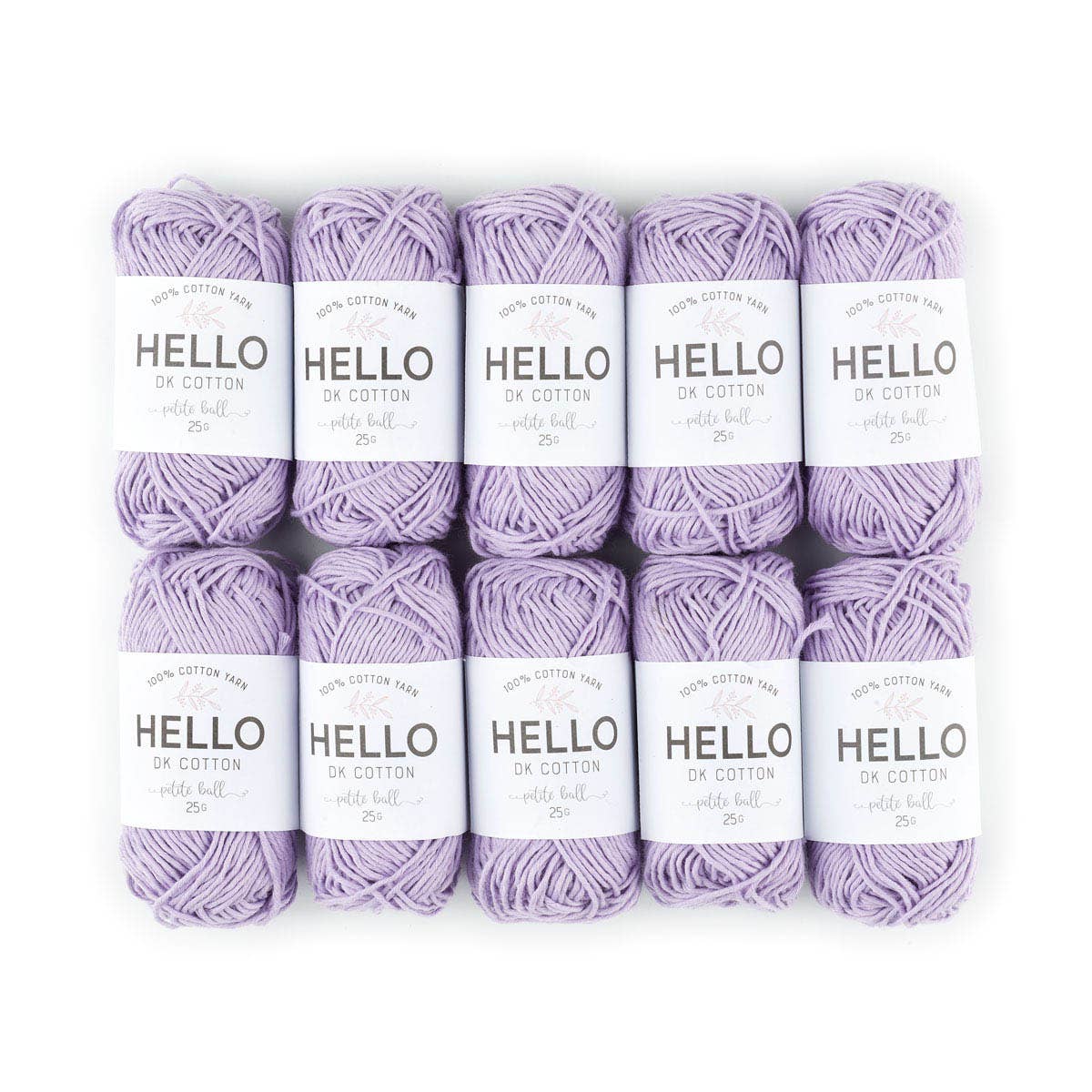 HELLO 100% Cotton 25g balls of Amigurumi Yarn - 51 colours
