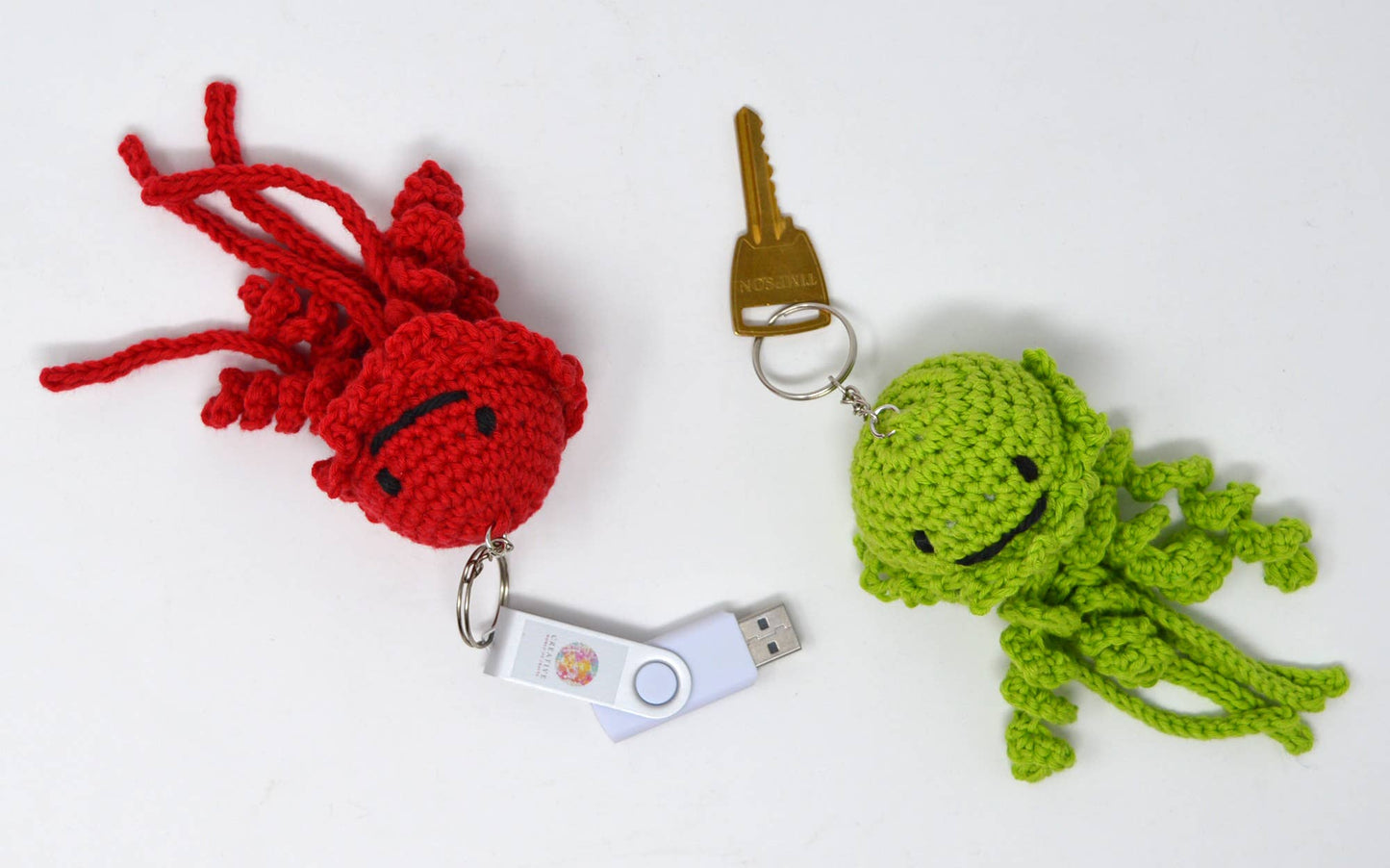 Knitty Critters - Jellyfish Keychain Crochet Kit