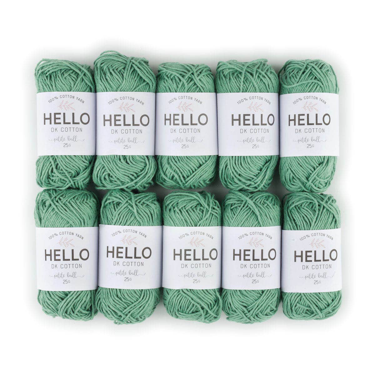 HELLO 100% Cotton 25g balls of Amigurumi Yarn - 51 colours