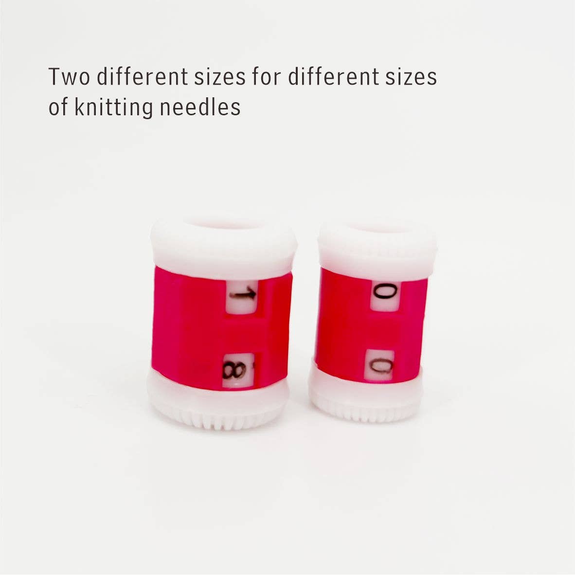 Darnn 2 Knitting Row Counters & Stitch Markers Set