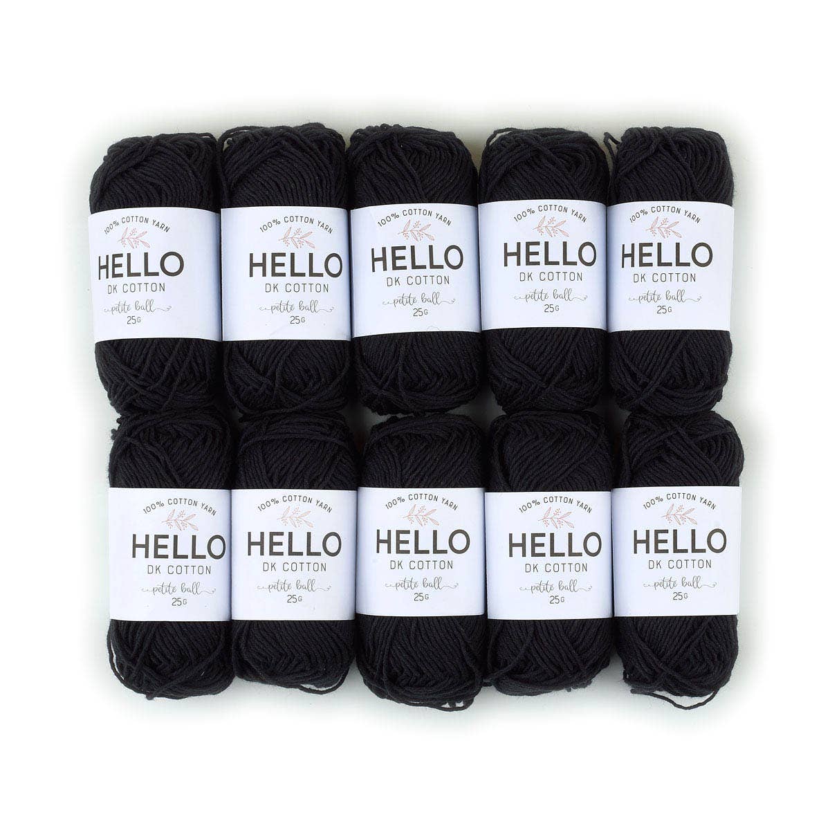 HELLO 100% Cotton 25g balls of Amigurumi Yarn - 51 colours