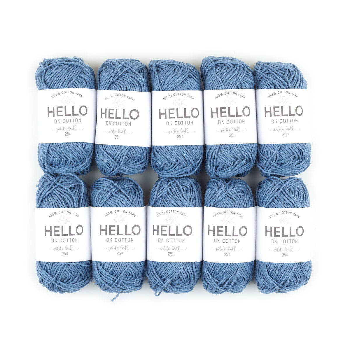 HELLO 100% Cotton 25g balls of Amigurumi Yarn - 36 colours