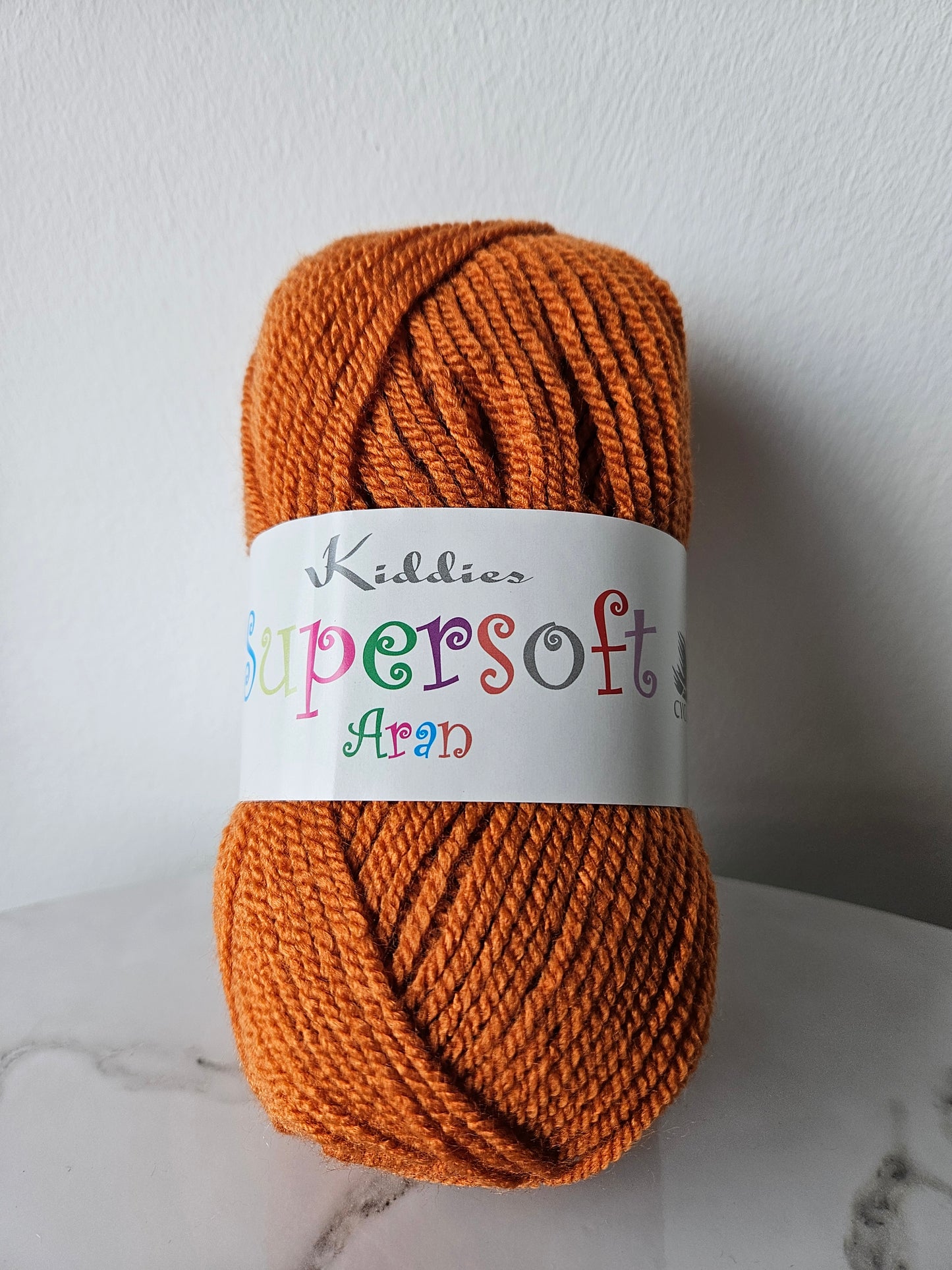Cygnet Kiddies Super Soft Aran 100gm balls - 6 stunning colours