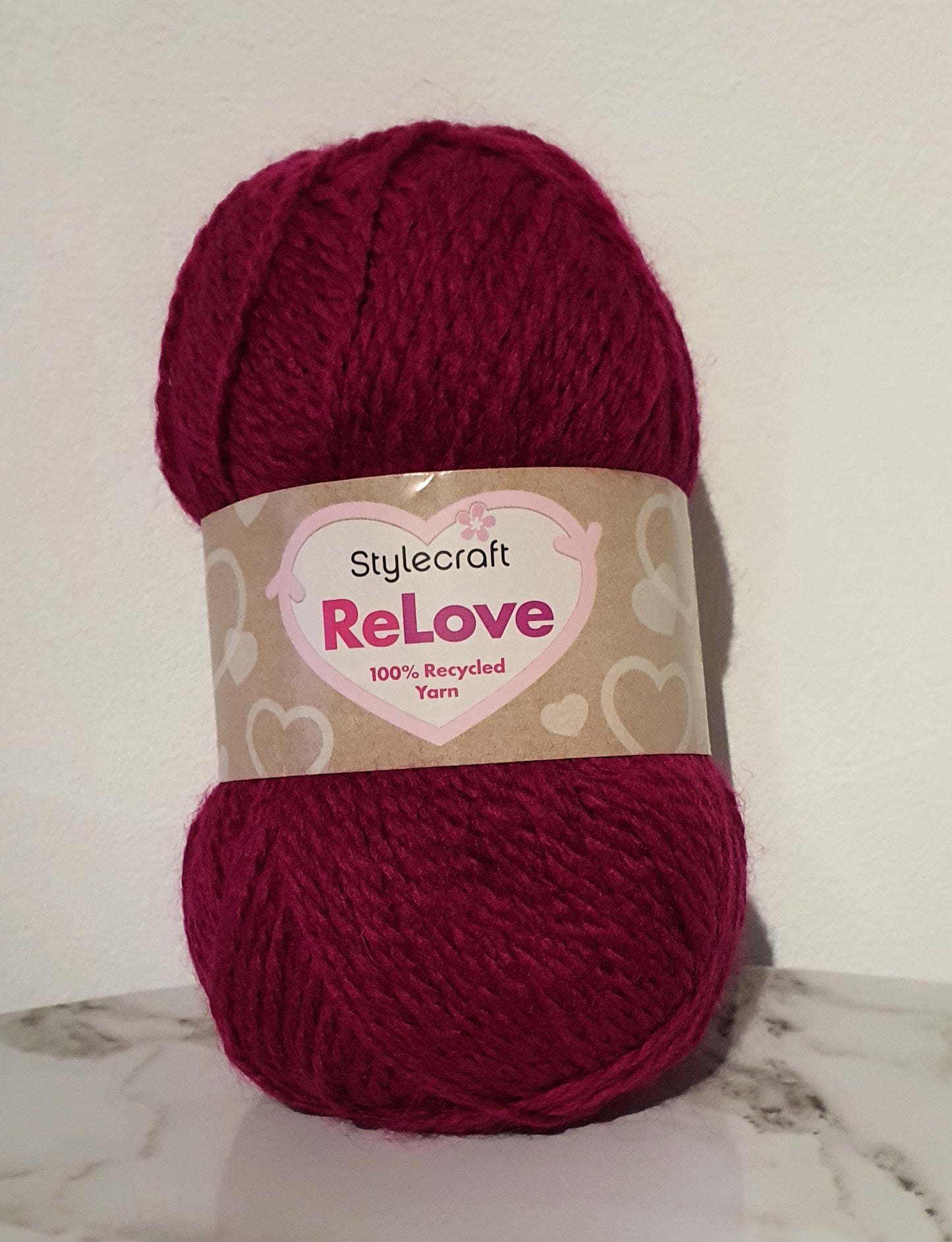 Stylecraft - ReLove Recycled Aran 100gms balls ~ 7 shades
