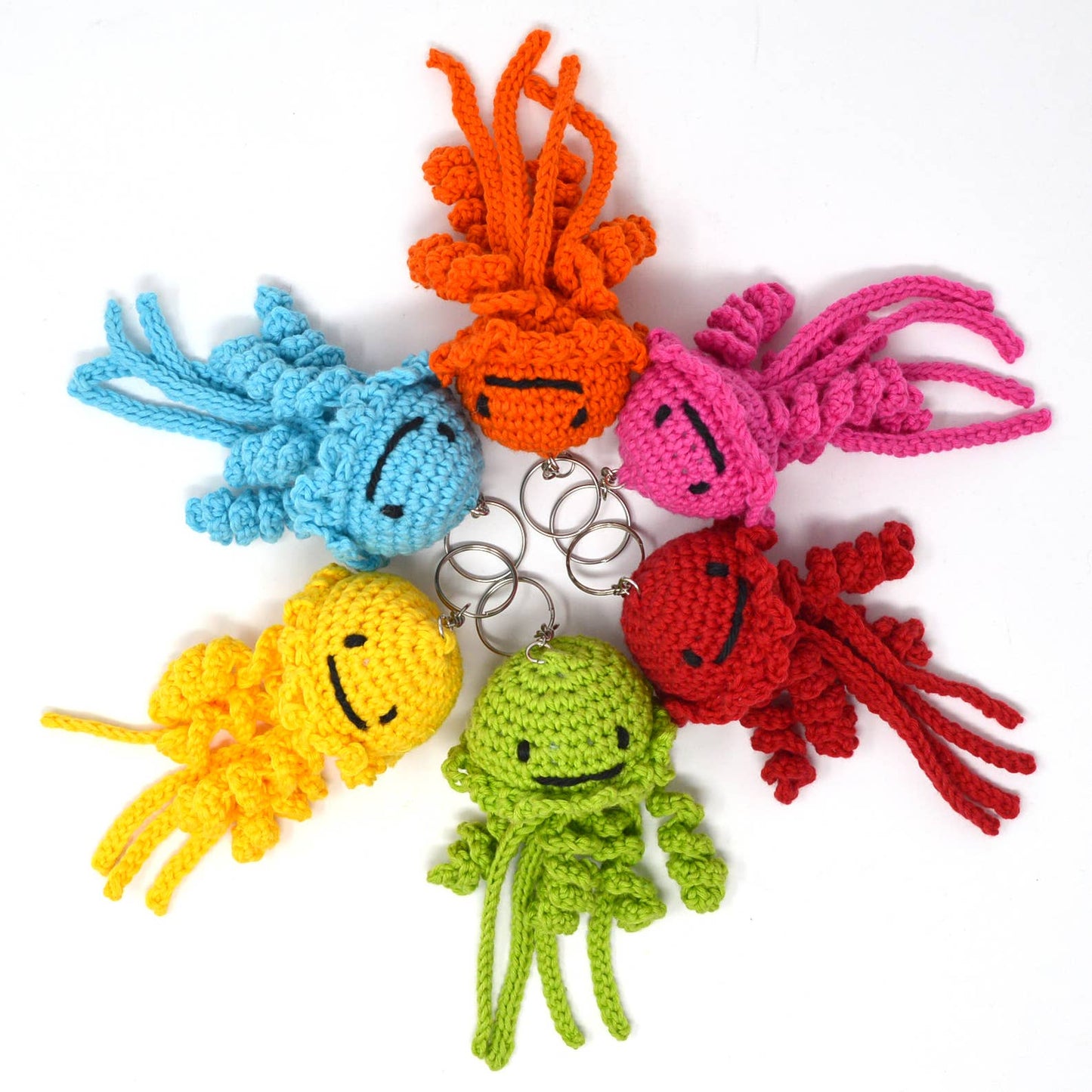 Knitty Critters - Jellyfish Keychain Crochet Kit