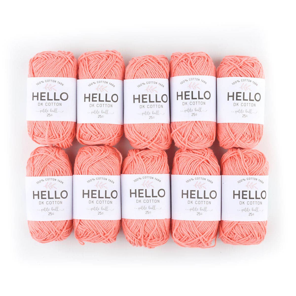 HELLO 100% Cotton 25g balls of Amigurumi Yarn - 51 colours