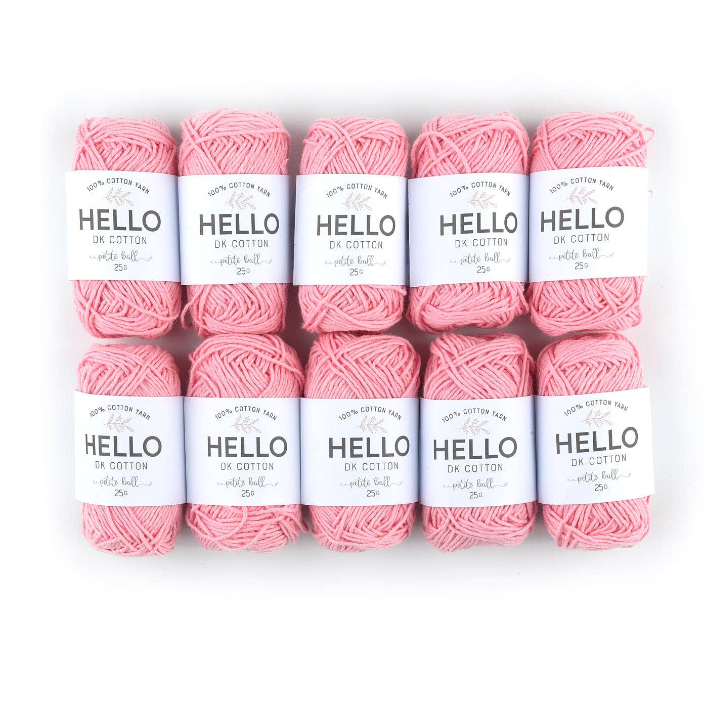 HELLO 100% Cotton 25g balls of Amigurumi Yarn - 51 colours