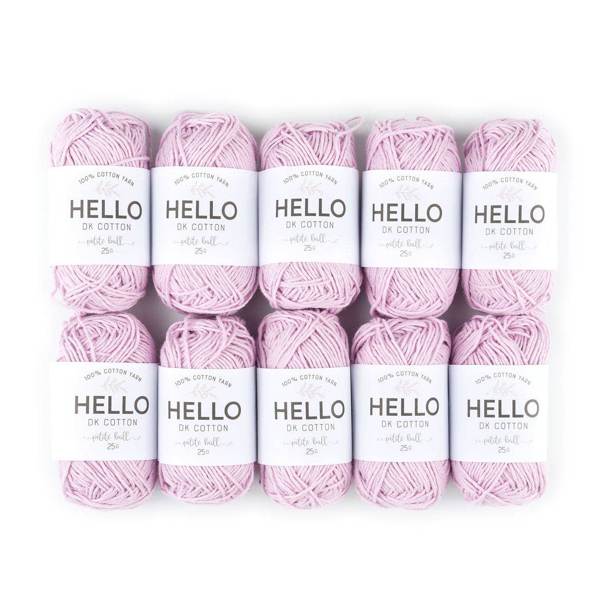 HELLO 100% Cotton 25g balls of Amigurumi Yarn - 51 colours