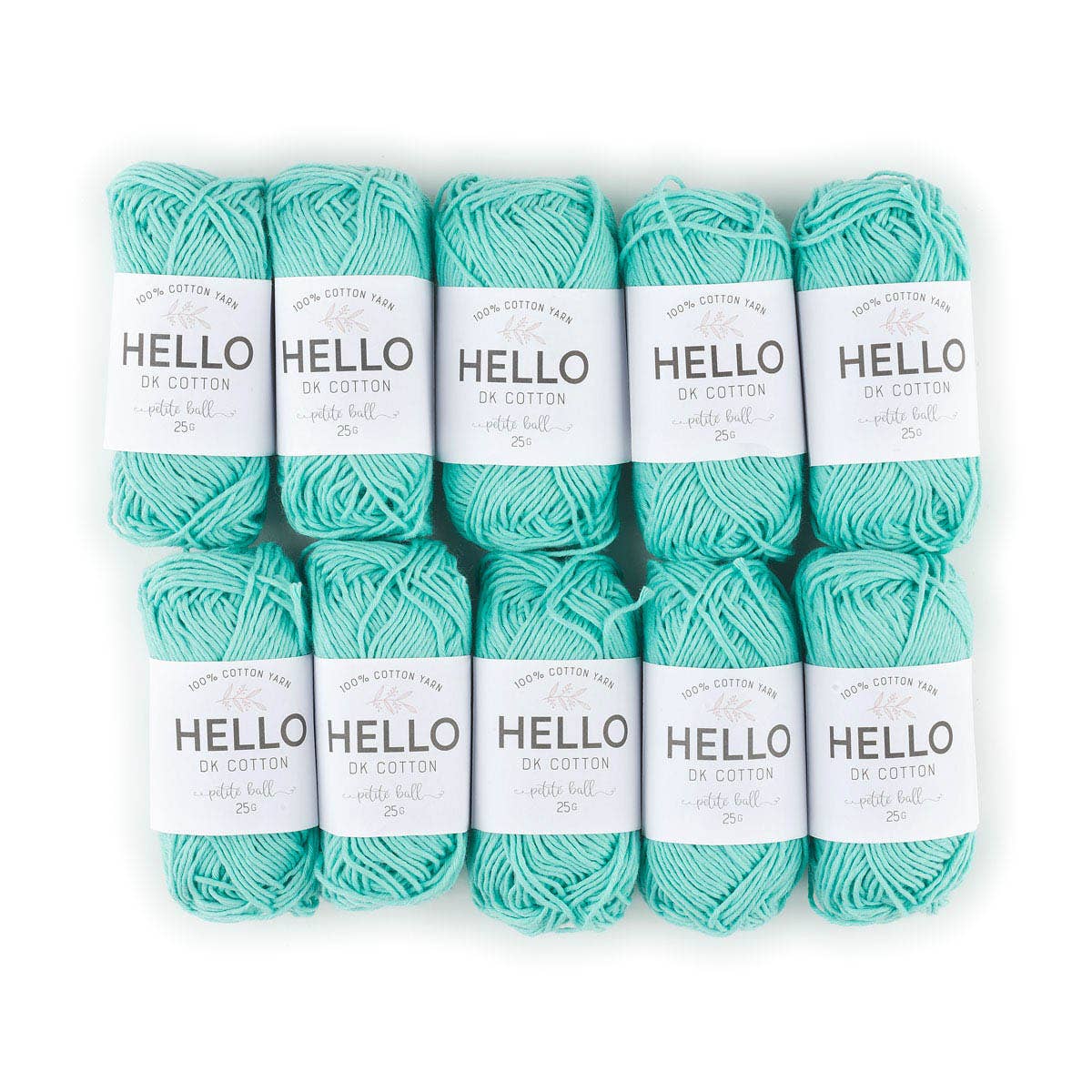 HELLO 100% Cotton 25g balls of Amigurumi Yarn - 51 colours