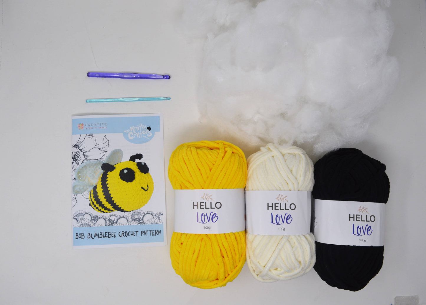 Knitty Critters - Bob Bumblebee - Crochet Kit