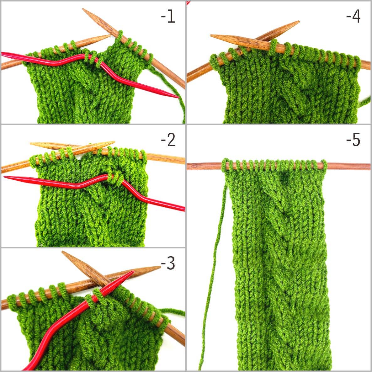 Cable Needles Set of 3 - Cable Needle Stitch Holders - 2mm, 3mm, 4mm