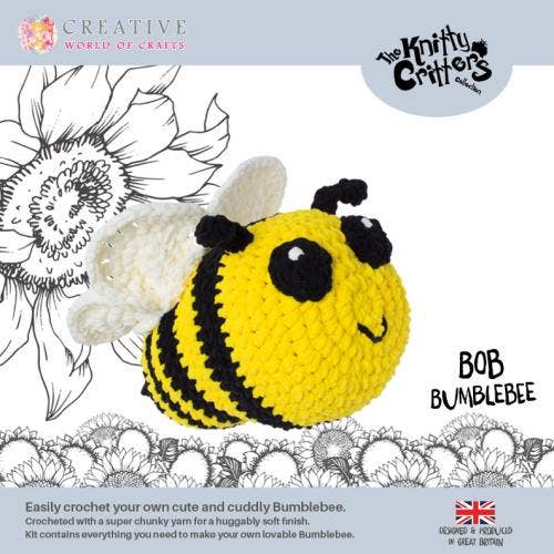 Knitty Critters - Bob Bumblebee - Crochet Kit