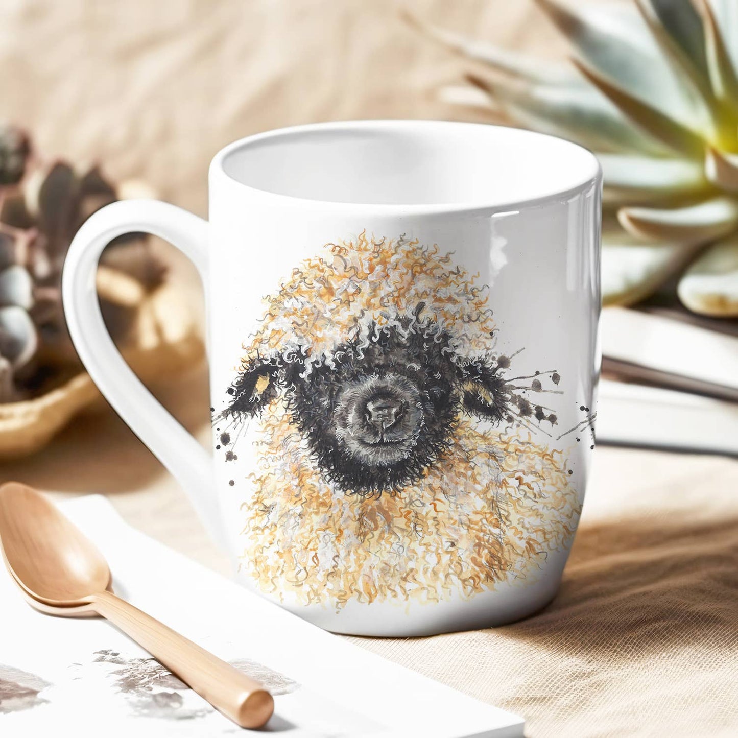 Splatter Betty Bone China Mug