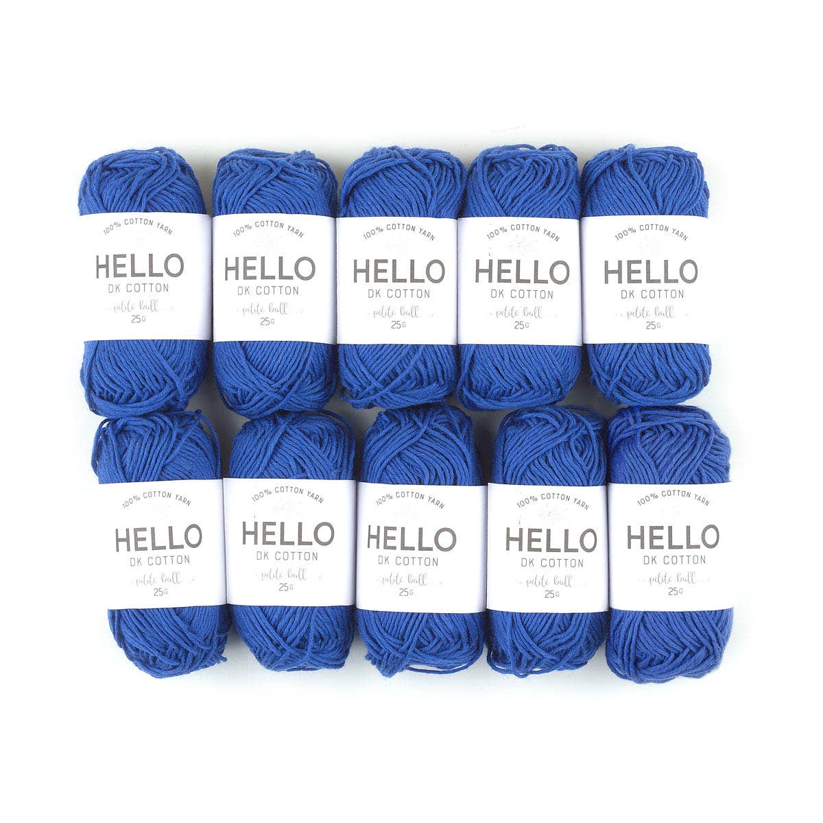 HELLO 100% Cotton 25g balls of Amigurumi Yarn - 51 colours