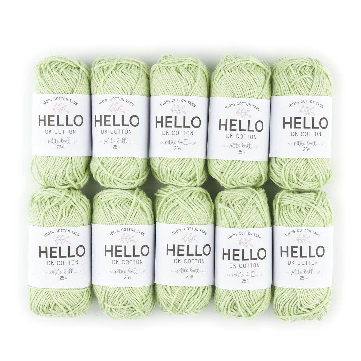 HELLO 100% Cotton 25g balls of Amigurumi Yarn - 36 colours