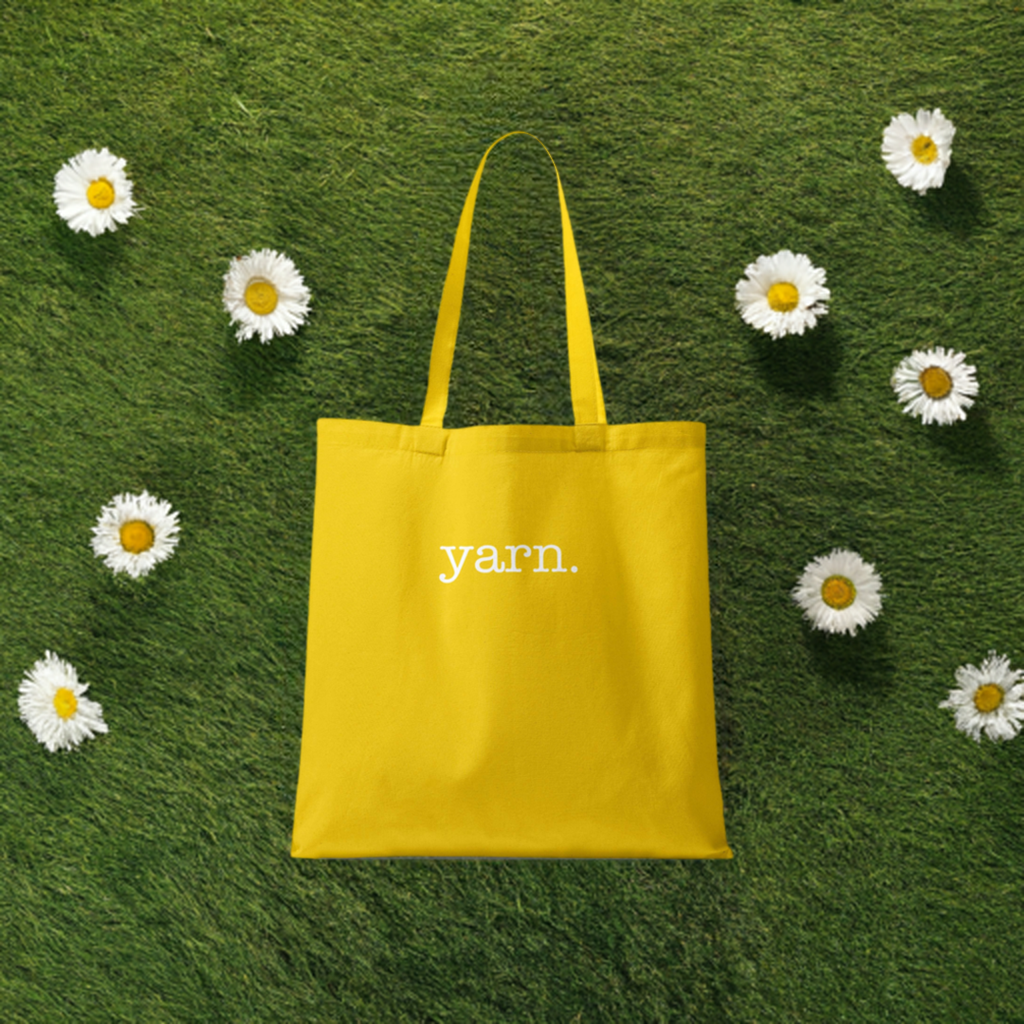 Yarn / Wool Knitting, Crochet Tote Project Bag