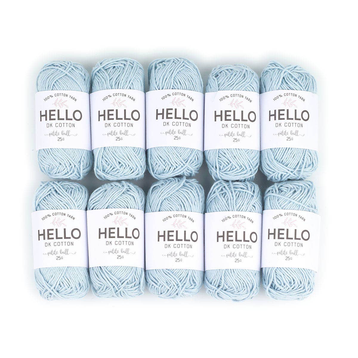 HELLO 100% Cotton 25g balls of Amigurumi Yarn - 36 colours