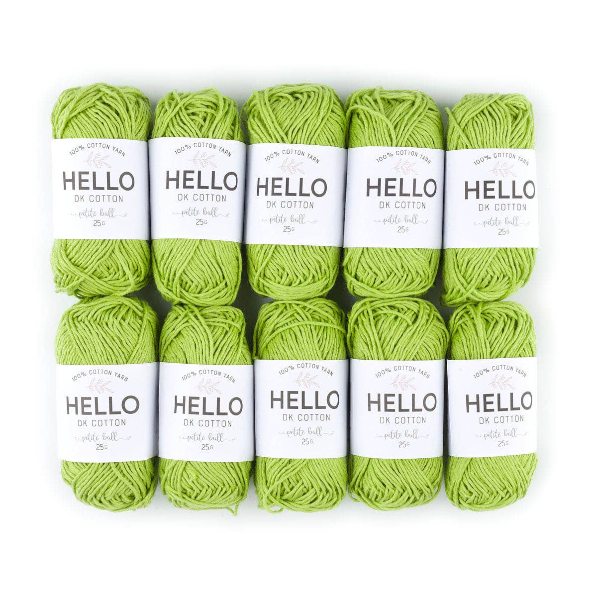 HELLO 100% Cotton 25g balls of Amigurumi Yarn - 36 colours