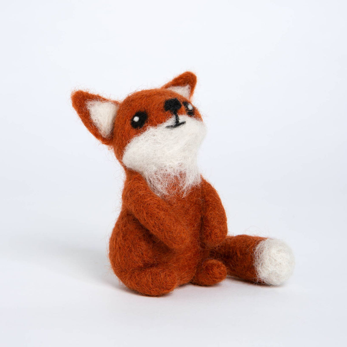 Fox Cub Mini Needle Felting Kit | Beginner Craft Kit