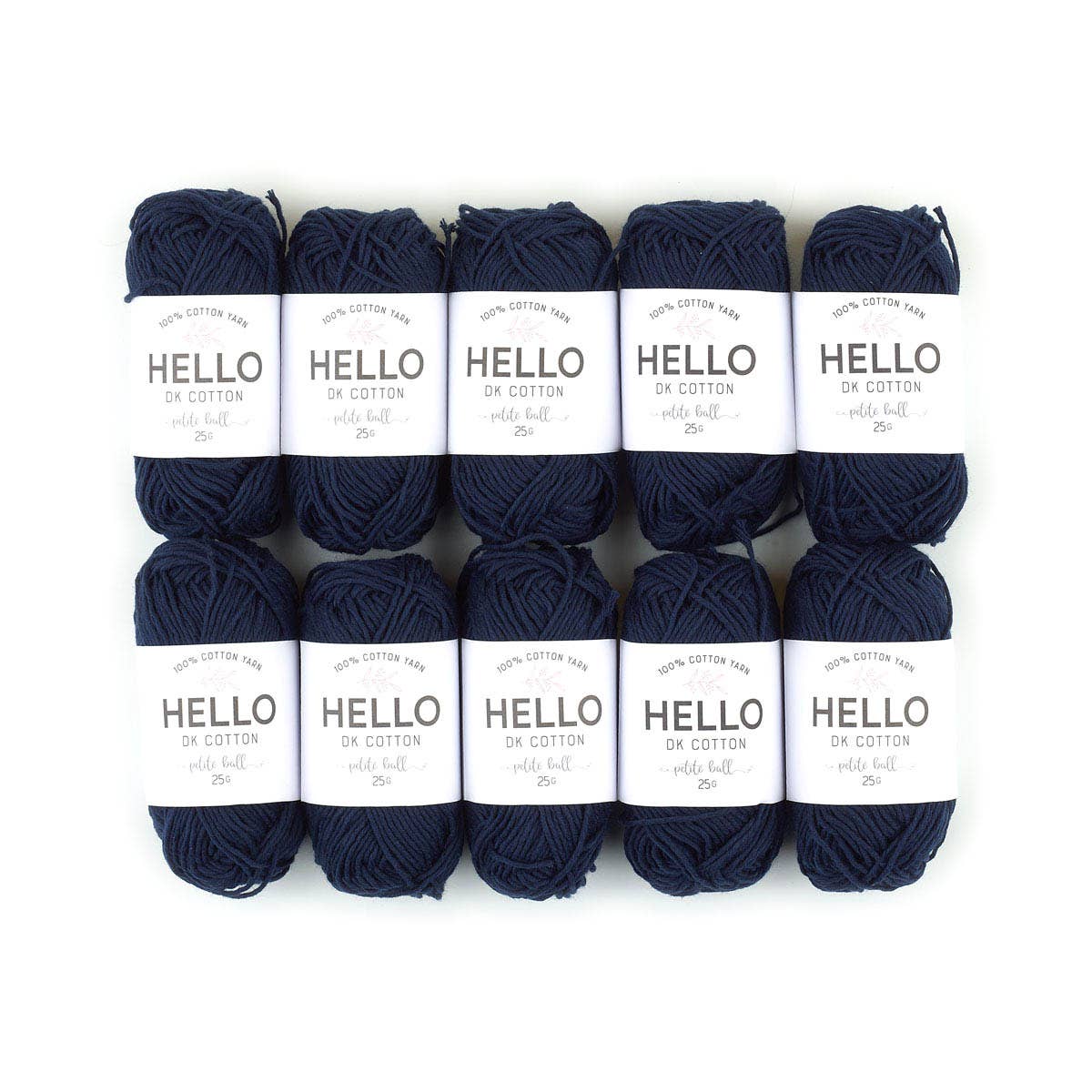 HELLO 100% Cotton 25g balls of Amigurumi Yarn - 36 colours