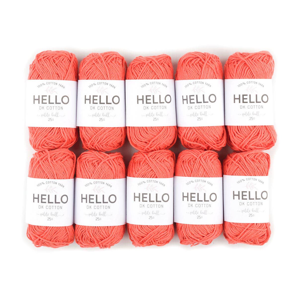 HELLO 100% Cotton 25g balls of Amigurumi Yarn - 36 colours