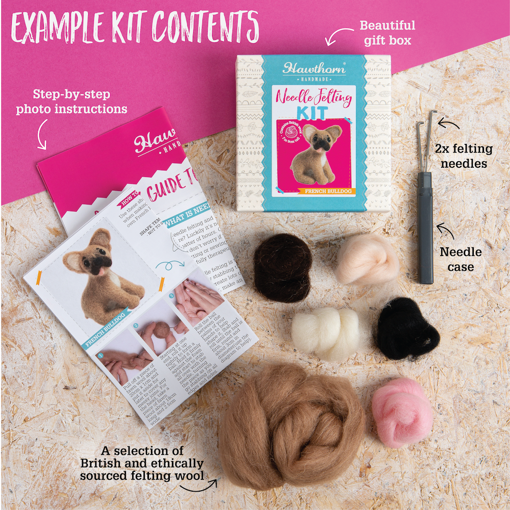 Alpaca Mini Needle Felting Kit | Beginners Craft Kit