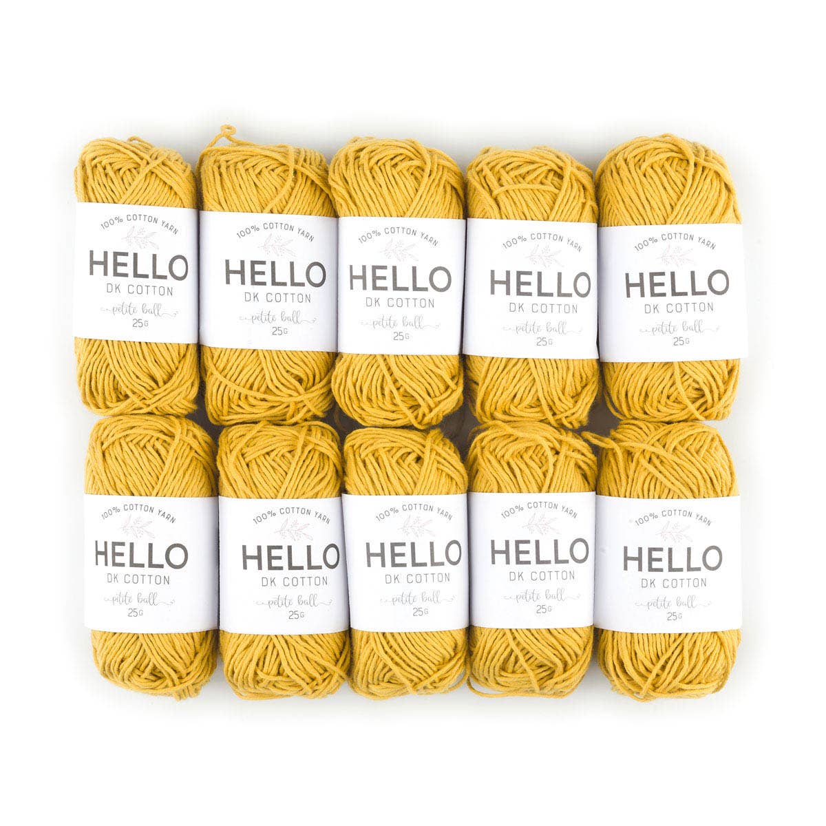 HELLO 100% Cotton 25g balls of Amigurumi Yarn - 36 colours