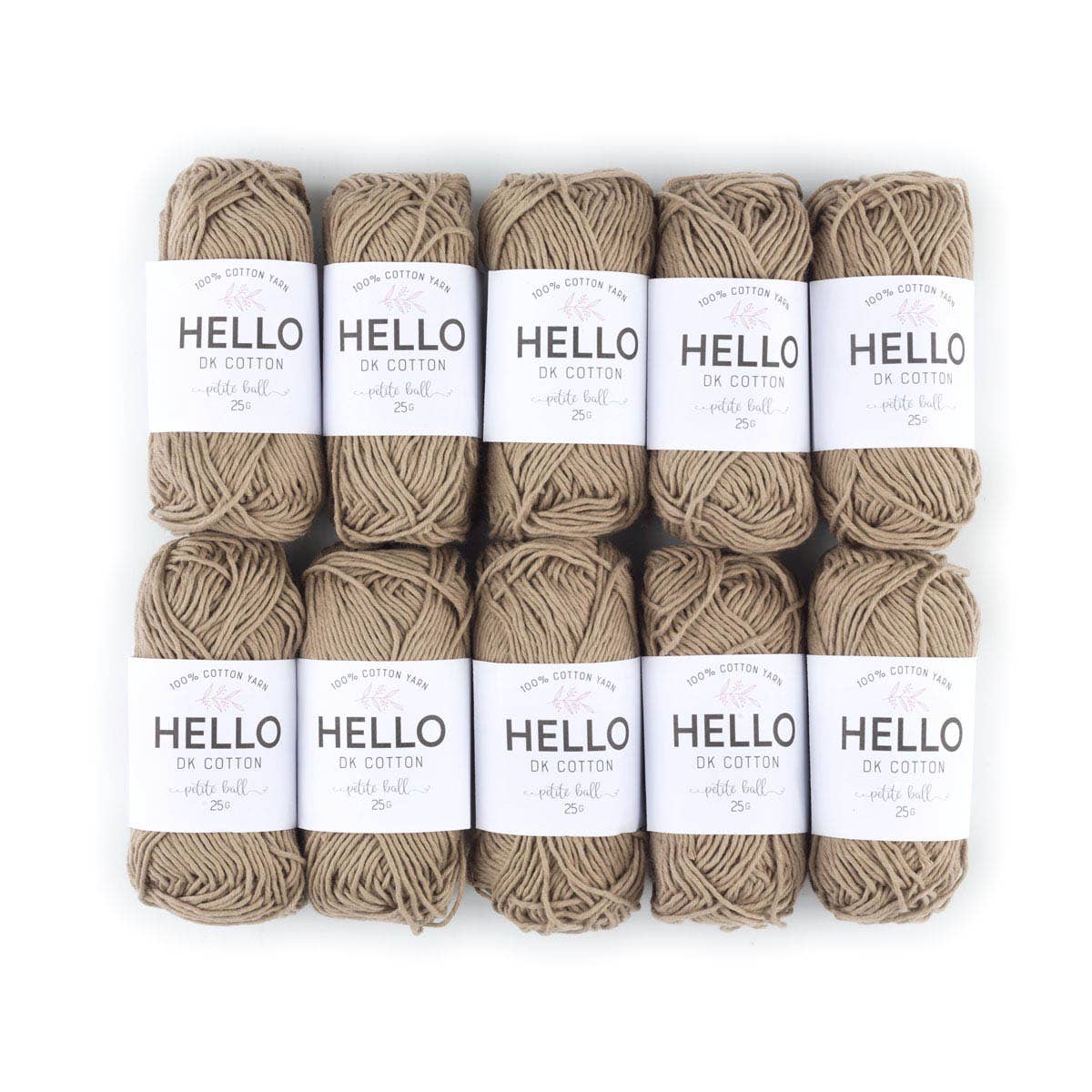 HELLO 100% Cotton 25g balls of Amigurumi Yarn - 36 colours