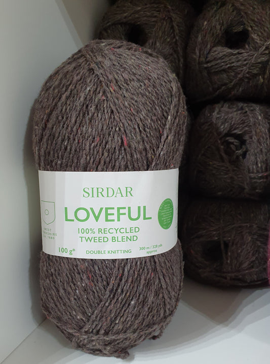 Sirdar Loveful Recycled Tweed Double Knitting Yarn