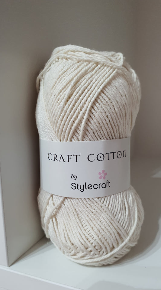 Stylecraft Craft Cotton - 100gm balls - Purr~fect for Dish Cloths