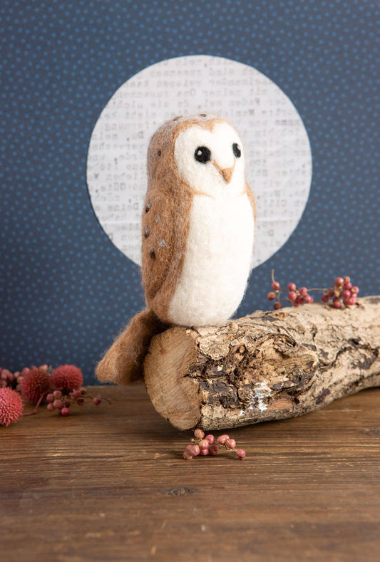 Barn Owl Needle Felting Kit | Complete Craft Kit