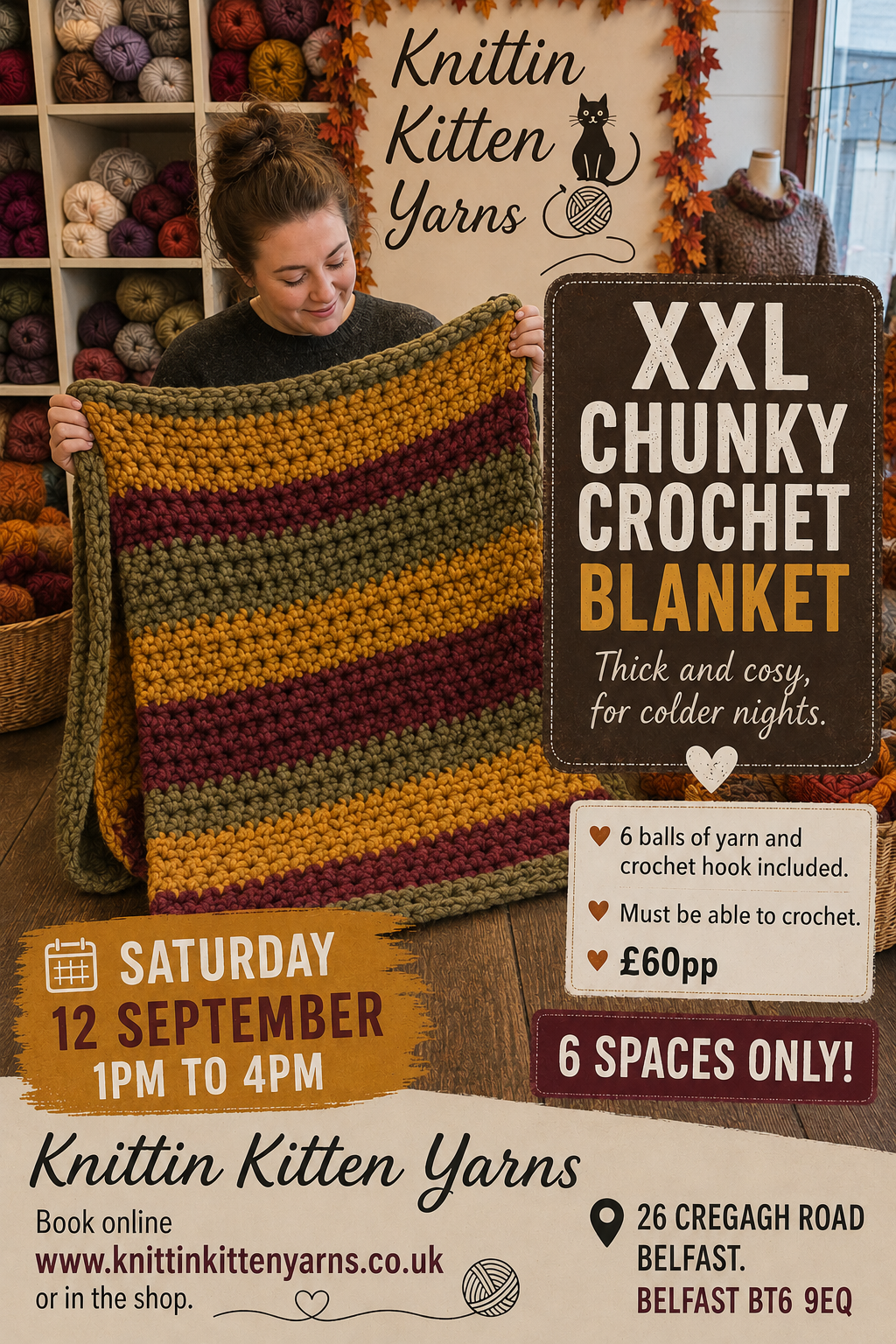 Crochet a XXL Chunky Blanket